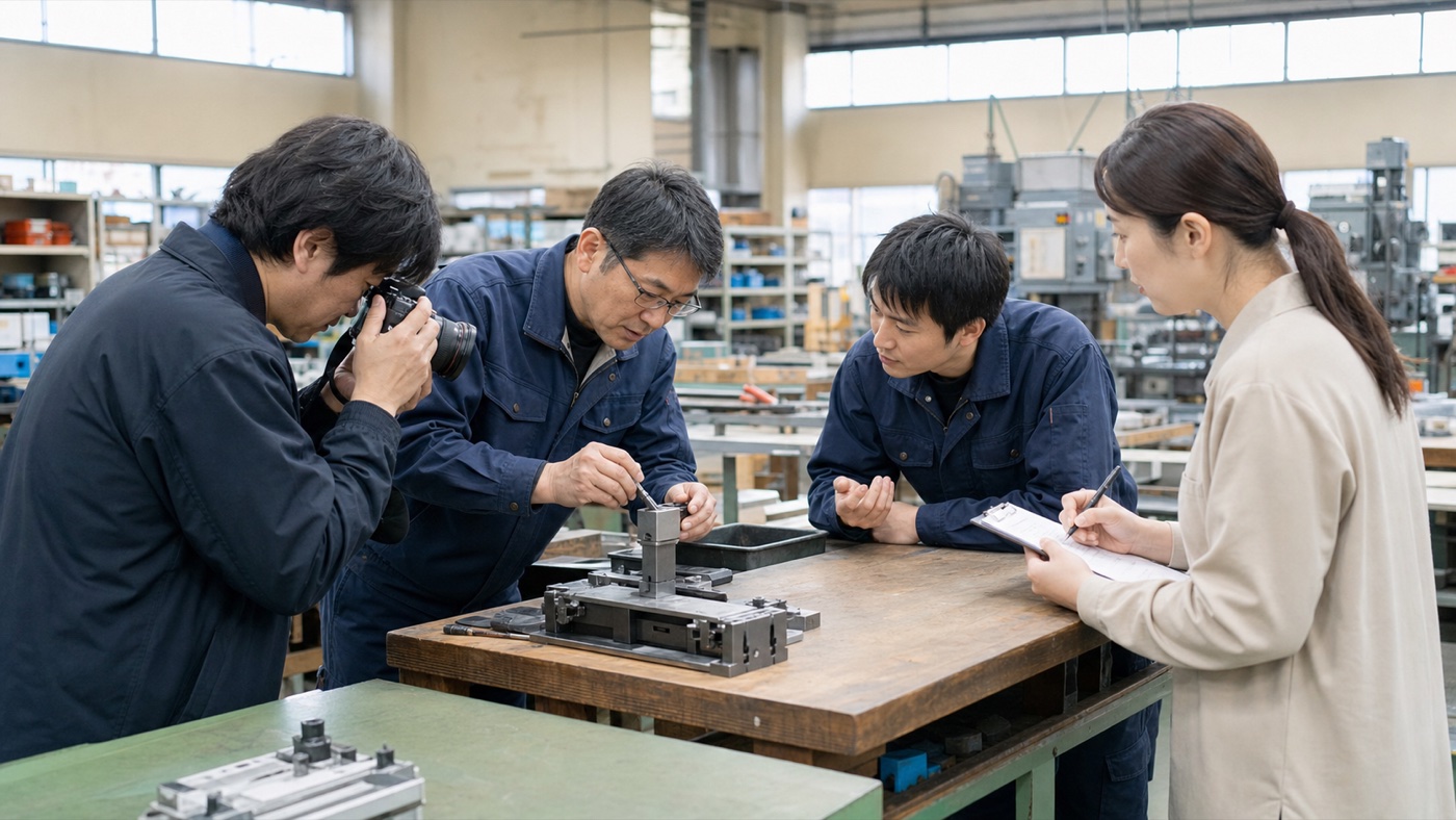技術者の実作業と若手への説明を撮影・取材し、求人媒体の枠に依存しない自社採用ホームページの一次情報を作る企業現場